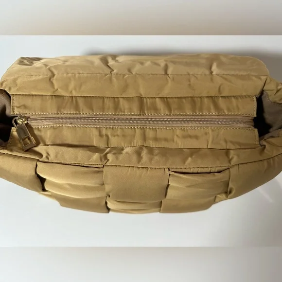 Alex Max Beige Woven Quilted Shoulder Bag | Designed in Italy - Picture 8 of 12